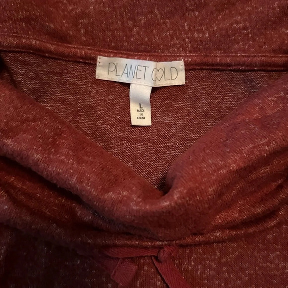 Planet Gold cowl neck sweater, large - Picture 3 of 4